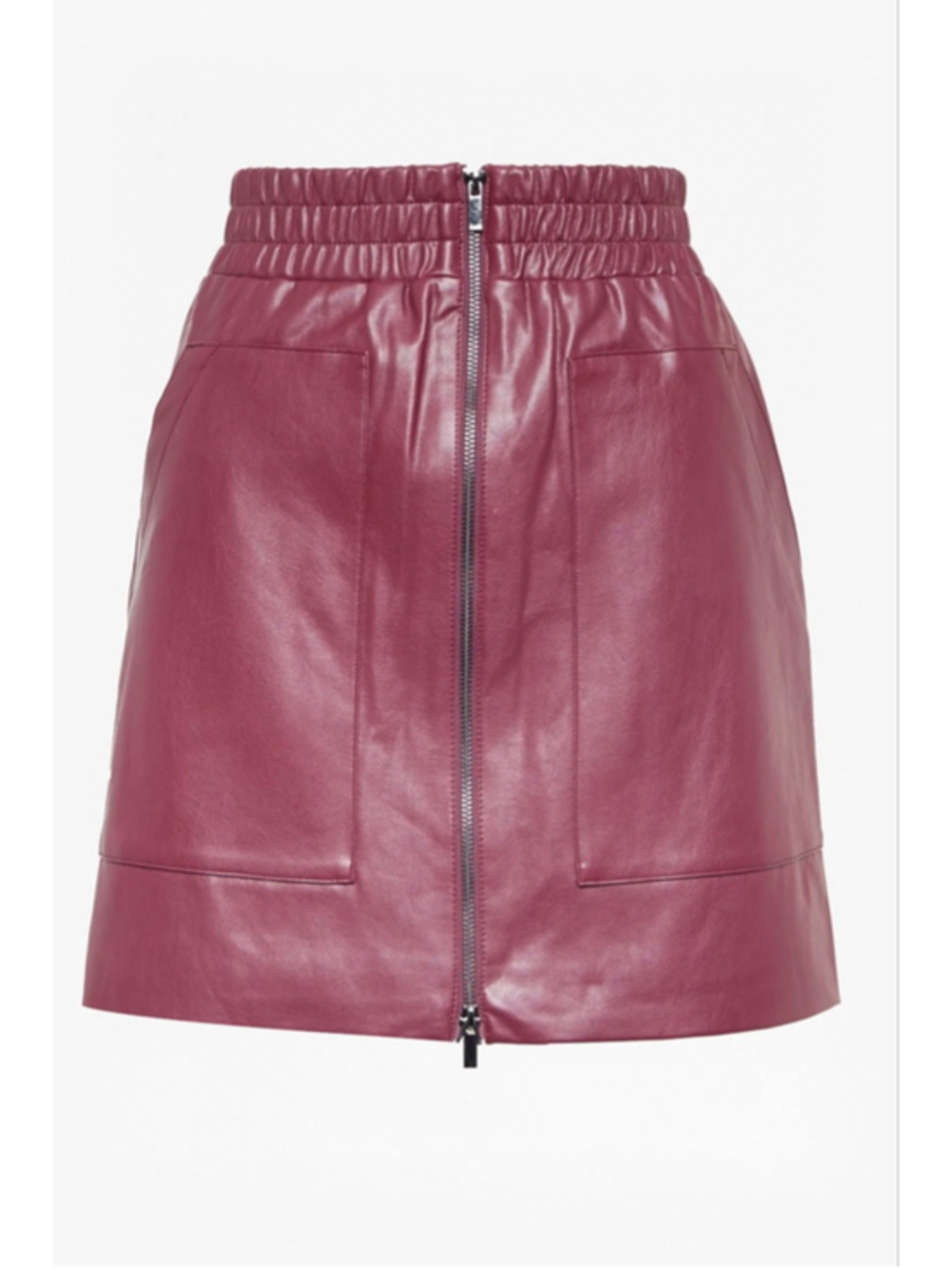 French Connection Faux Leather Skirt Sz 8 NWT